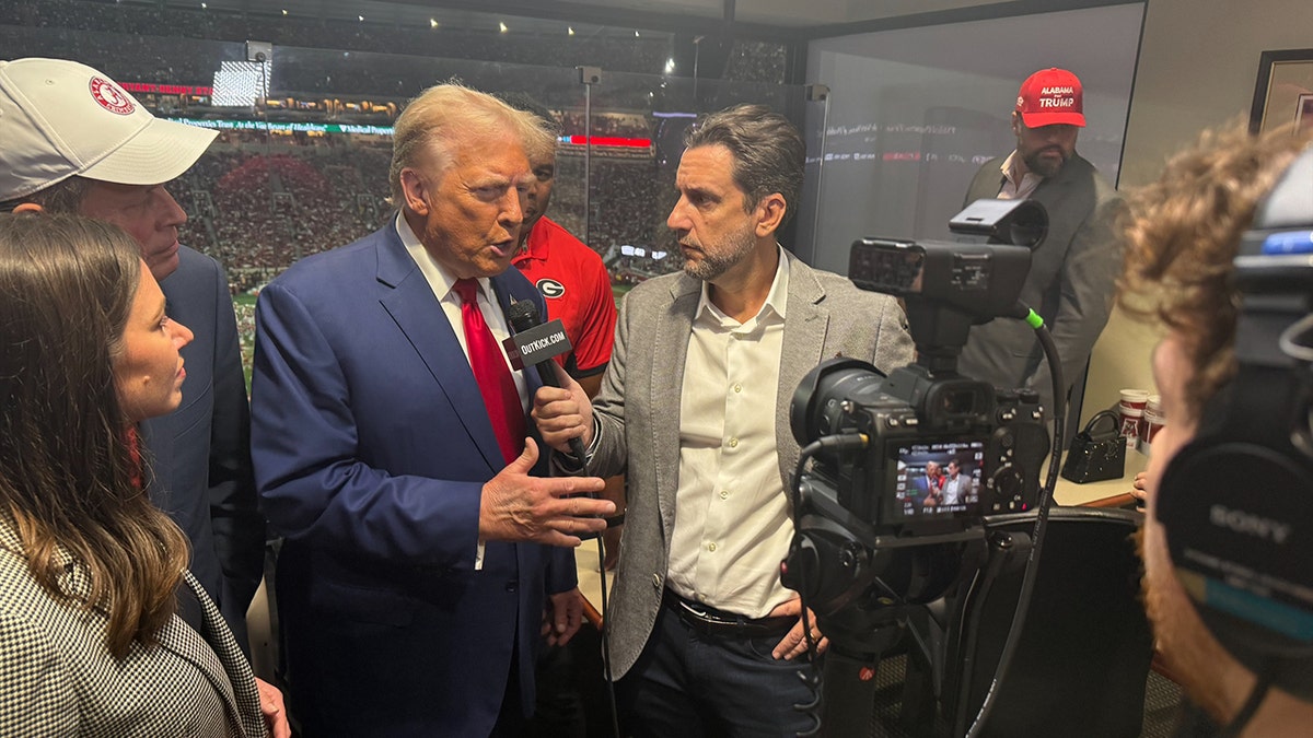 Clay Travis interviews former President Trump