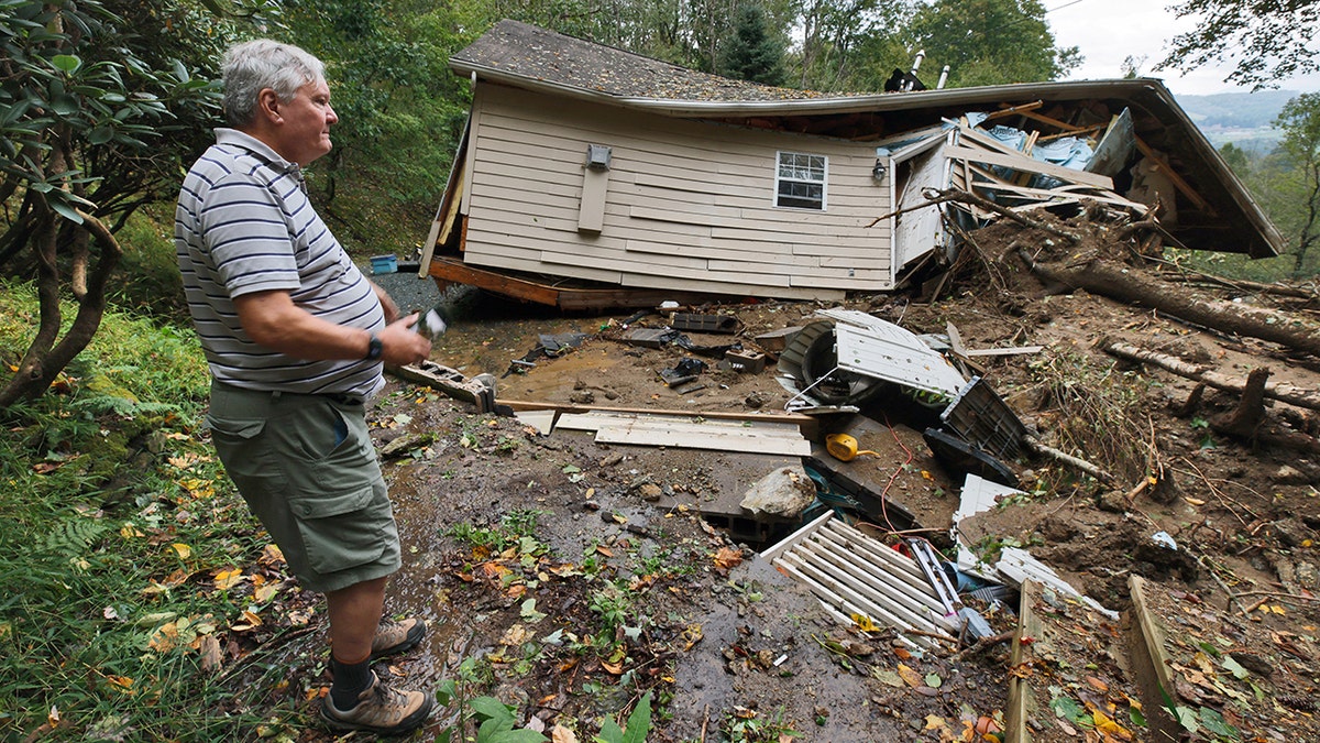 Helene damage aftermath in NC