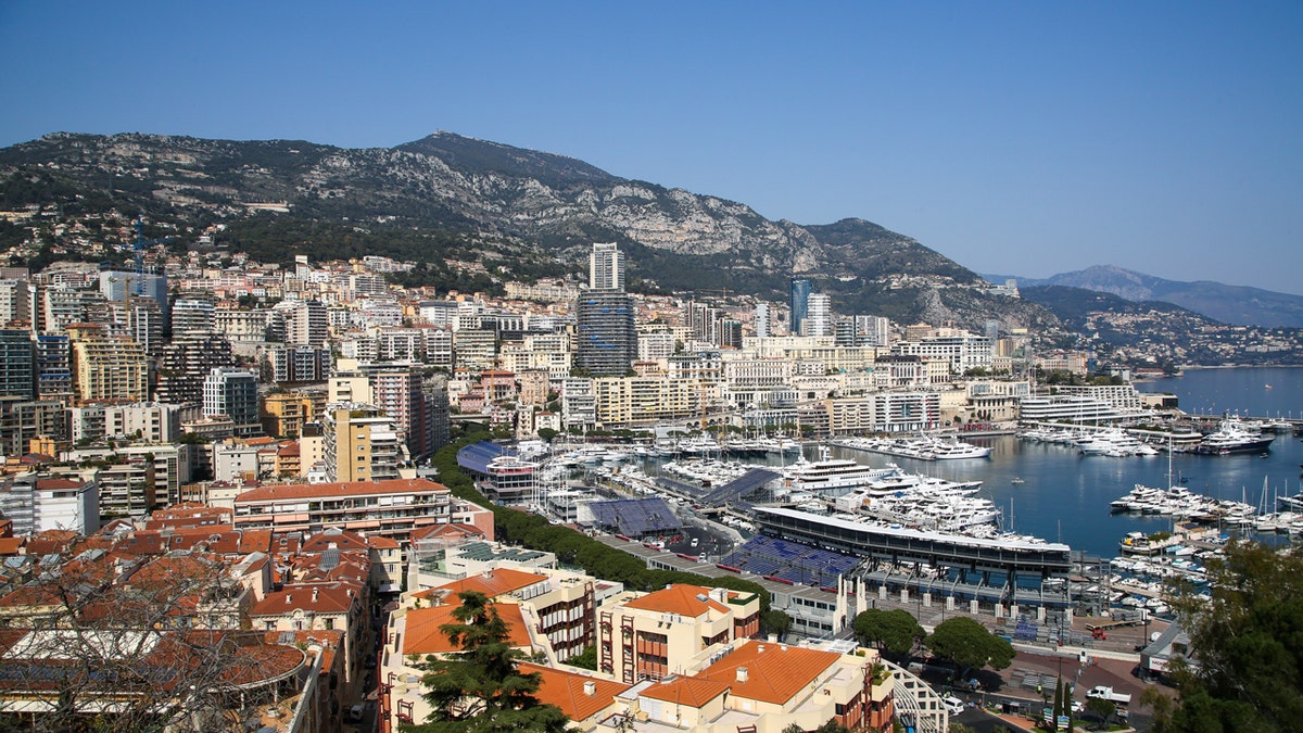 Arial view of Monaco