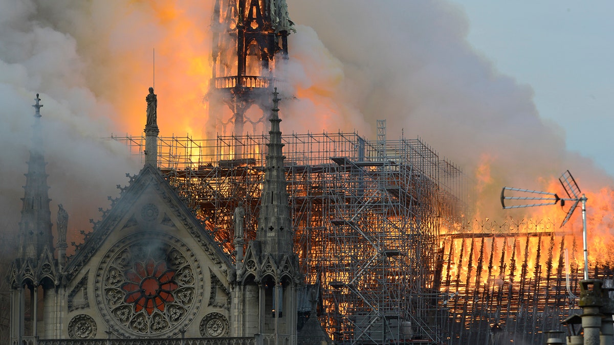 Notre Dame fire 2019