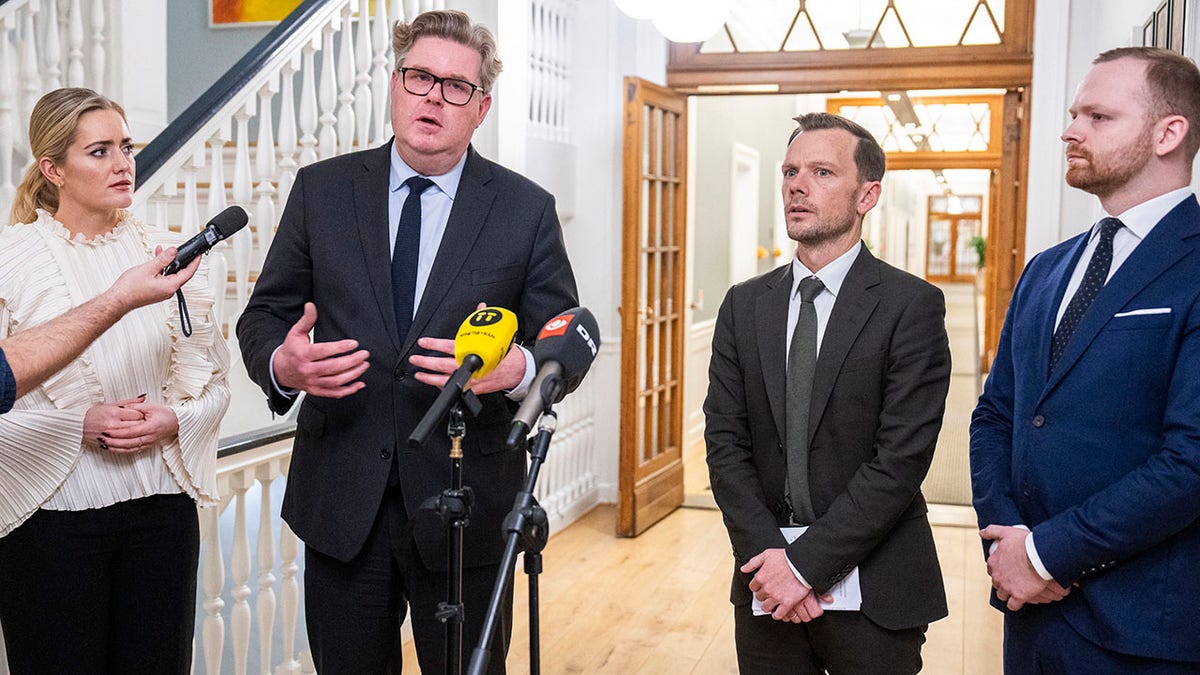 Sweden's Minister of Justice Gunnar Strommer