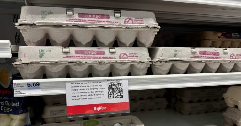 Egg prices soaring again…