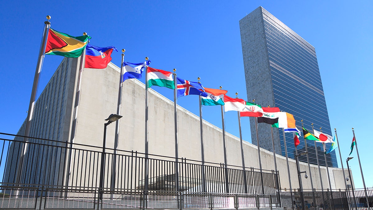 New, York, NY, USA - September 24, 2016 - United Nations Headquarters: United Nations Headquarters in New York City: The United Nations General Assembly opens.