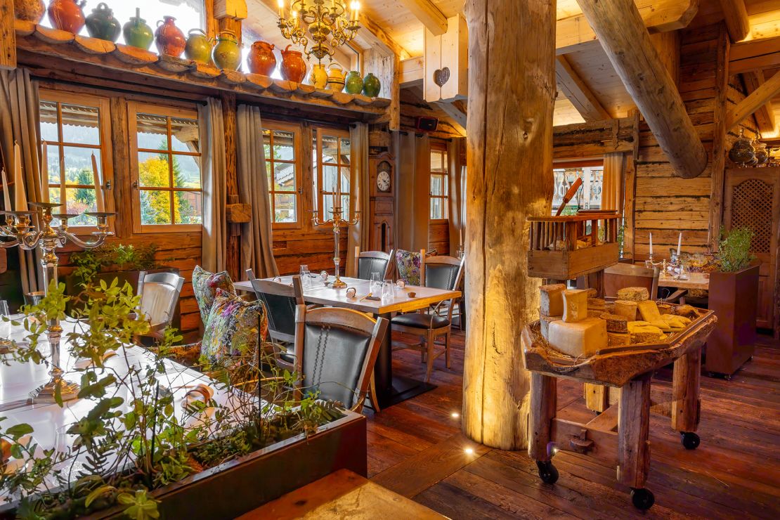 Veyrat's new restaurant is located in the French ski resort of Megéve.