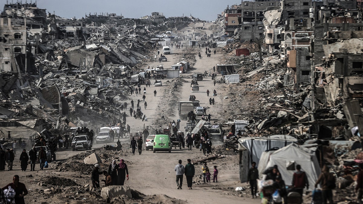 rubble in gaza